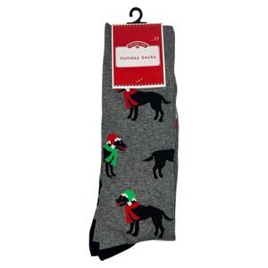 Holiday Time Grayhound Men's 6-12 Crew Sock